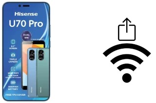 Générer un QR code avec la clé Wifi sur un HiSense U70 Pro