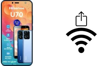 Générer un QR code avec la clé Wifi sur un HiSense U70