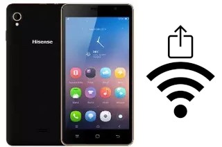 Générer un QR code avec la clé Wifi sur un HiSense U972