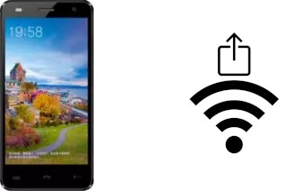 Générer un QR code avec la clé Wifi sur un HomTom HT26