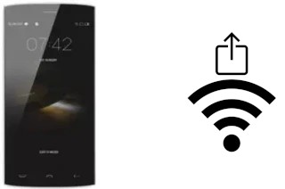 Générer un QR code avec la clé Wifi sur un HomTom HT7 Pro