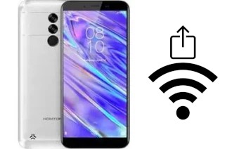 Générer un QR code avec la clé Wifi sur un HomTom S99i