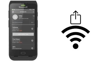 Générer un QR code avec la clé Wifi sur un Honeywell CT40