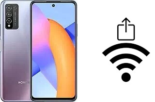 Générer un QR code avec la clé Wifi sur un Honor 10X Lite