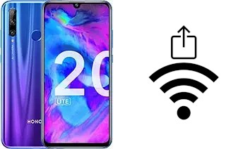 Générer un QR code avec la clé Wifi sur un Honor 20 lite