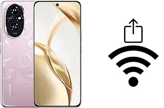 Comment générer un QR code avec le clé de sécurité réseau Wifi sur un Honor 200