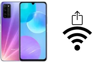 Générer un QR code avec la clé Wifi sur un Honor 30 Youth