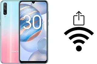 Générer un QR code avec la clé Wifi sur un Honor 30i