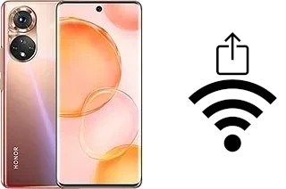 Générer un QR code avec la clé Wifi sur un Honor 50