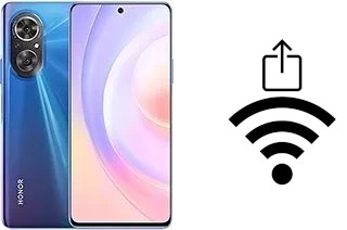 Générer un QR code avec la clé Wifi sur un Honor 50 SE