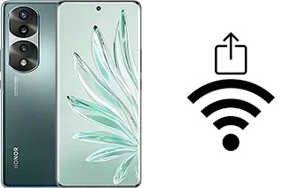 Générer un QR code avec la clé Wifi sur un Honor 70 Pro+