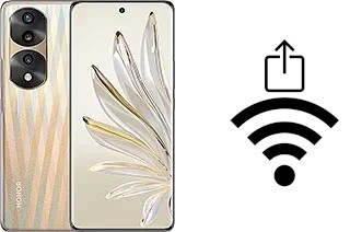 Générer un QR code avec la clé Wifi sur un Honor 70 Pro