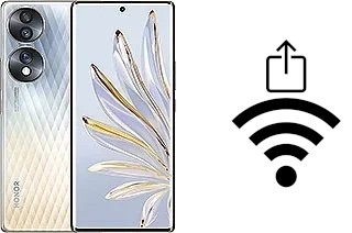 Générer un QR code avec la clé Wifi sur un Honor 70