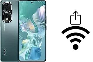 Générer un QR code avec la clé Wifi sur un Honor 80 Pro Flat