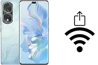 Générer un QR code avec la clé Wifi sur un Honor 80 Pro