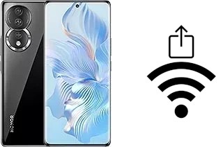 Générer un QR code avec la clé Wifi sur un Honor 80