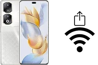 Générer un QR code avec la clé Wifi sur un Honor 90 Pro