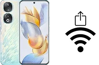 Générer un QR code avec la clé Wifi sur un Honor 90