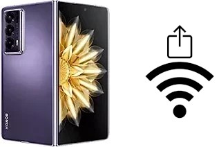 Générer un QR code avec la clé Wifi sur un Honor Magic V2