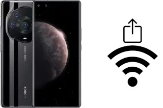 Générer un QR code avec la clé Wifi sur un Honor Magic3 Pro+