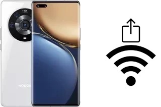 Générer un QR code avec la clé Wifi sur un Honor Magic3 Pro