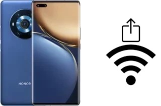 Générer un QR code avec la clé Wifi sur un Honor Magic3