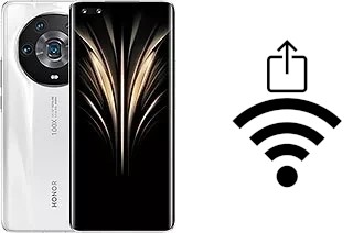 Générer un QR code avec la clé Wifi sur un Honor Magic4 Ultimate