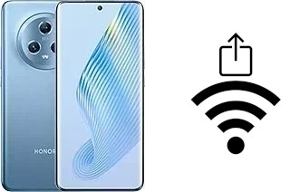 Générer un QR code avec la clé Wifi sur un Honor Magic5