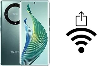 Générer un QR code avec la clé Wifi sur un Honor Magic5 Lite