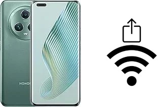 Générer un QR code avec la clé Wifi sur un Honor Magic5 Pro