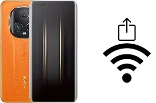 Générer un QR code avec la clé Wifi sur un Honor Magic5 Ultimate