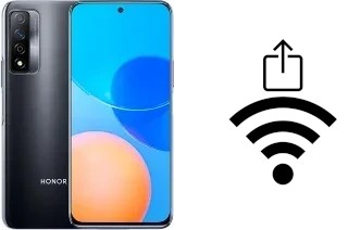 Générer un QR code avec la clé Wifi sur un Honor Play 5T Pro