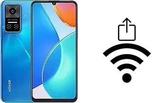 Générer un QR code avec la clé Wifi sur un Honor Play6T