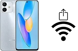 Générer un QR code avec la clé Wifi sur un Honor Play6T Pro