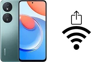 Générer un QR code avec la clé Wifi sur un Honor Play 8T