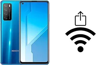 Générer un QR code avec la clé Wifi sur un Honor Play4