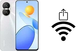 Générer un QR code avec la clé Wifi sur un Honor Play7T Pro