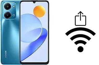 Générer un QR code avec la clé Wifi sur un Honor Play7T