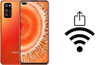 Comment générer un QR code avec le clé de sécurité réseau Wifi sur un Honor View30