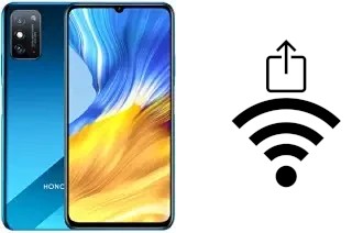 Générer un QR code avec la clé Wifi sur un Honor X10 Max 5G