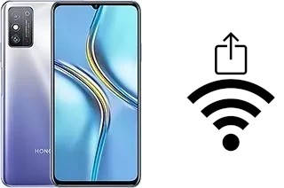 Générer un QR code avec la clé Wifi sur un Honor X30 Max