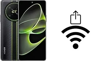 Générer un QR code avec la clé Wifi sur un Honor X40 GT