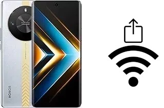 Générer un QR code avec la clé Wifi sur un Honor X50 GT