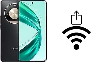 Générer un QR code avec la clé Wifi sur un Honor X50 Pro