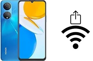 Générer un QR code avec la clé Wifi sur un Honor X7