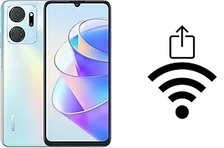 Générer un QR code avec la clé Wifi sur un Honor X7a