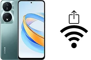 Comment générer un QR code avec le clé de sécurité réseau Wifi sur un Honor X7b 5G (50 MP)