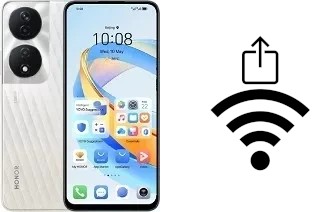 Générer un QR code avec la clé Wifi sur un Honor X7b 5G