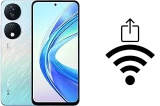 Générer un QR code avec la clé Wifi sur un Honor X7b