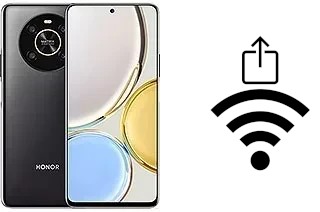 Générer un QR code avec la clé Wifi sur un Honor X9